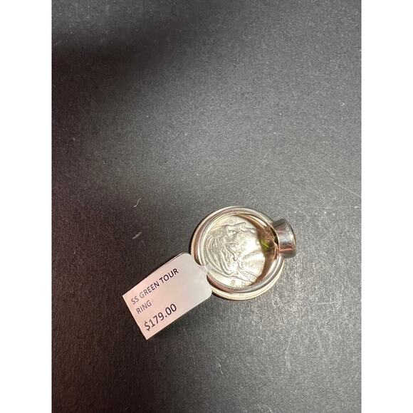 NEW Chrome tourmaline sterling silver ring size 7.5 - Picture 6 of 16